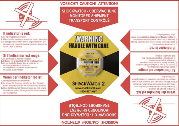 Stossindikator ShockWatch 2